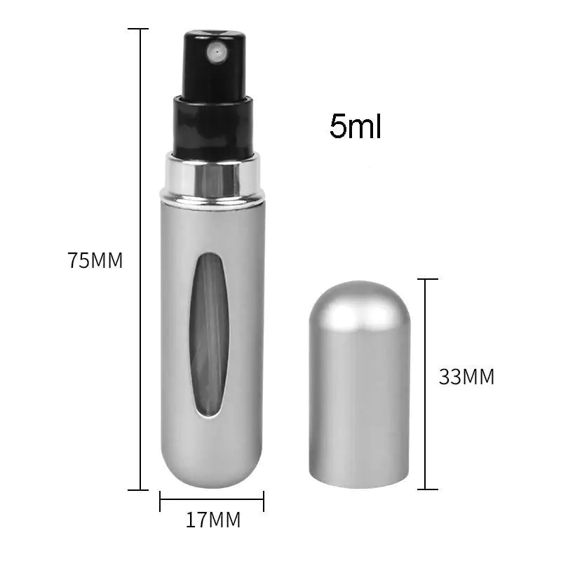 Perfume Atomizer Bottles 5ml (Does NOT Contain Liquid)