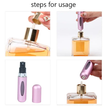 Perfume Atomizer Bottles 5ml (Does NOT Contain Liquid)