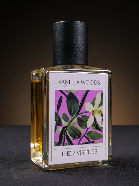 The 7 Virtues "Vanilla Woods" Sample Only NOT Full Bottle